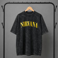 Oversized Acid Wash Nirvana T-Shirt for Men