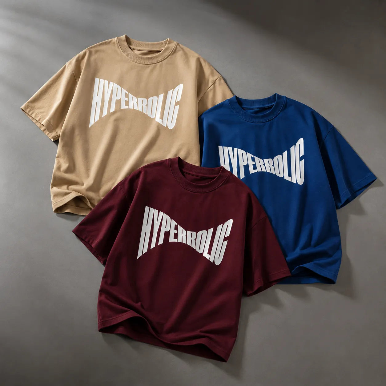 Hyperbolic Oversized T-shirt Combo (3 Tees)