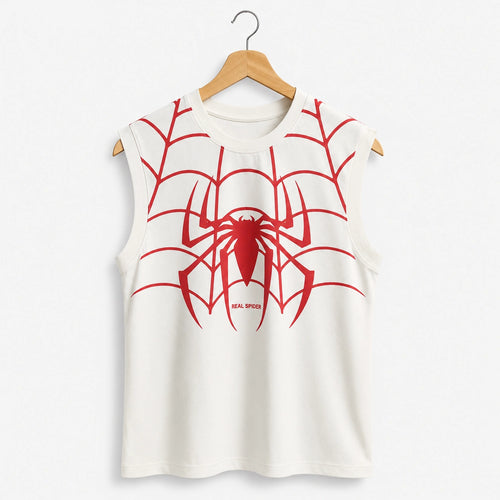 Black Spider Graphic Gym Vest
